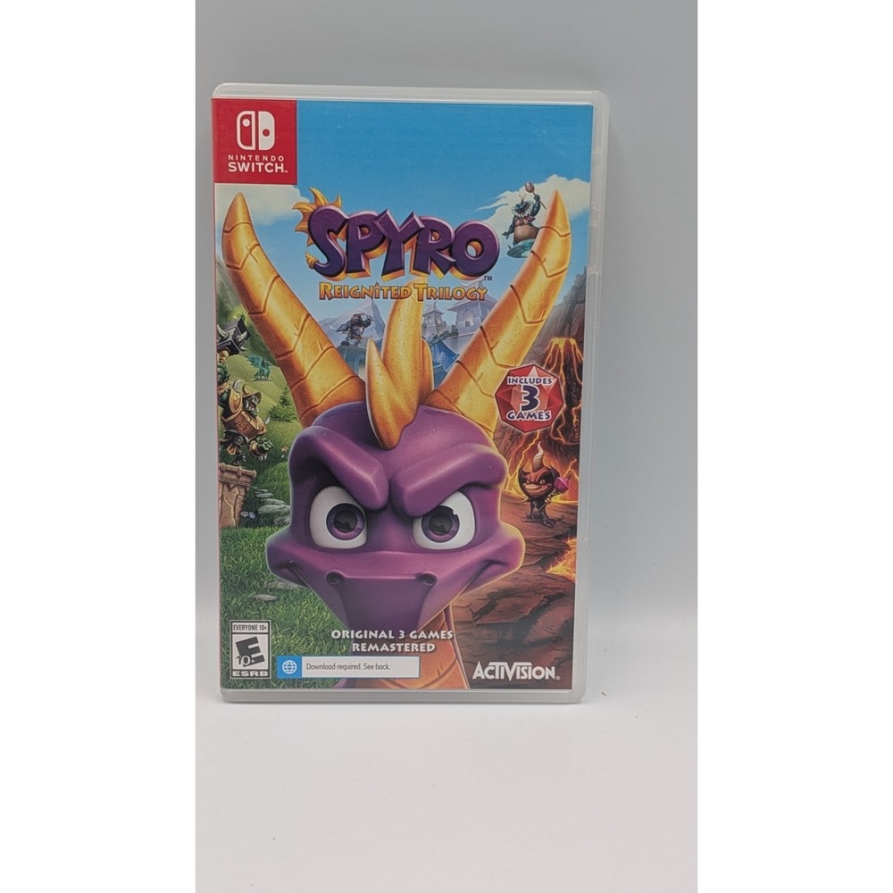 Spyro Reignited Trilogy Nintendo Switch Game w/Case